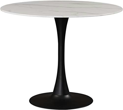 Meridian Furniture Holly 36-inch Round Faux Marble Dining Table: $360 Meridian Furniture Holly 36-inch Round Faux Marble Dining Table: $360