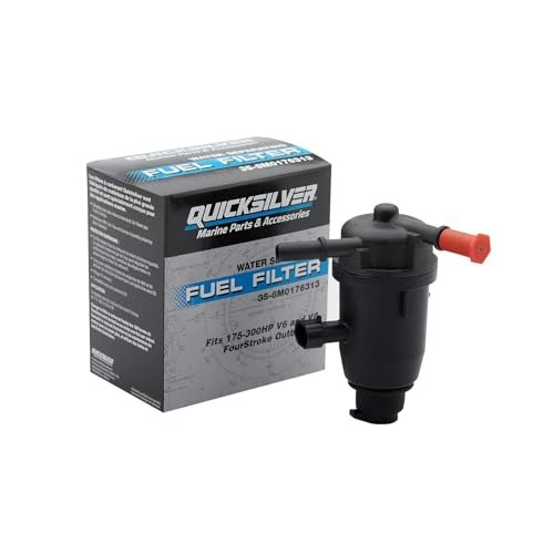Quicksilver 8M0176313 On-Engine Water Separating Fuel Filter: $52.43 Quicksilver 8M0176313 On-Engine Water Separating Fuel Filter: $52.43