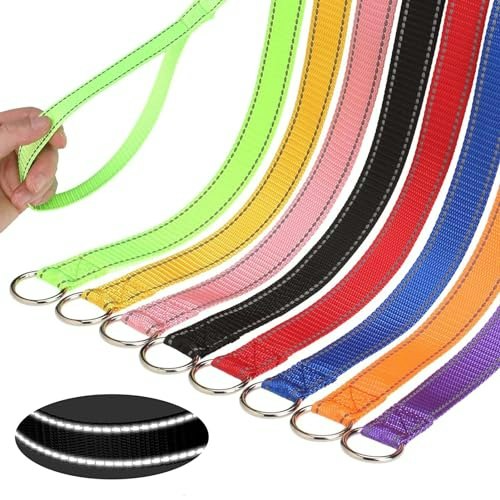 Homimp Reflective Slip Lead Dog Leash 8-Pack: $18.98 Homimp Reflective Slip Lead Dog Leash 8-Pack: $18.98