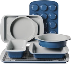 Tramontina Rise 8-Piece Ceramic Non-Stick Bakeware Set for $46 + free shipping