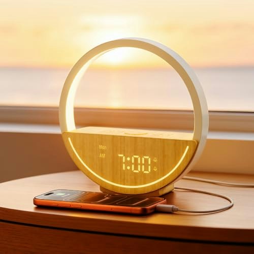 Vivilumens Sunrise Alarm Clock with Sound Machine: $32.98 Vivilumens Sunrise Alarm Clock with Sound Machine: $32.98