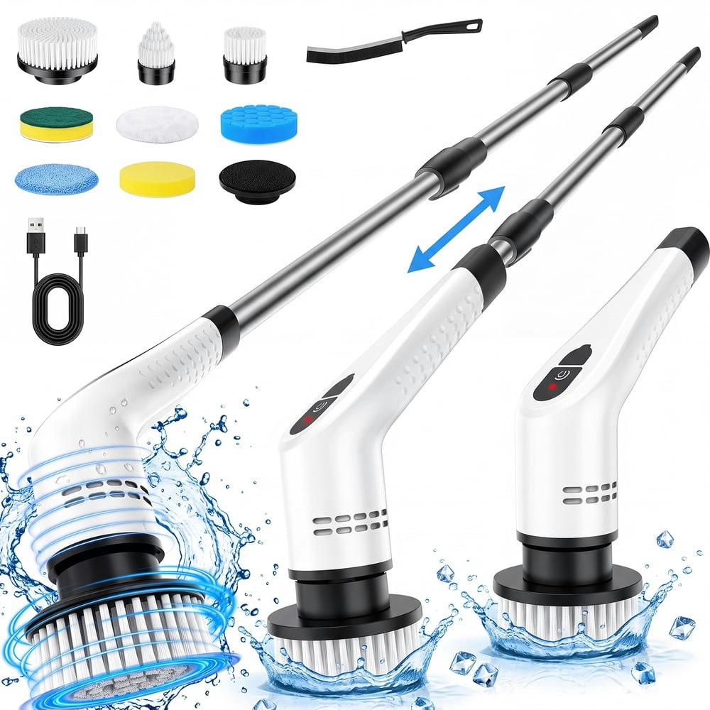 Electric Spin Scrubber 9-Brush Head Set: $25.79 Electric Spin Scrubber 9-Brush Head Set: $25.79