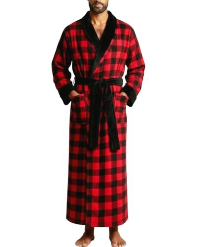 Alexander Del Rossa Men's Plaid Robe 3XL: $39.99 Alexander Del Rossa Men's Plaid Robe 3XL: $39.99