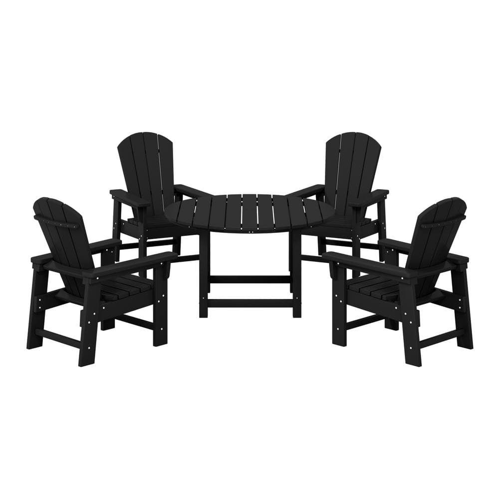 Laguna 5-Piece Kids Adirondack Picnic Table Set: $554.81
