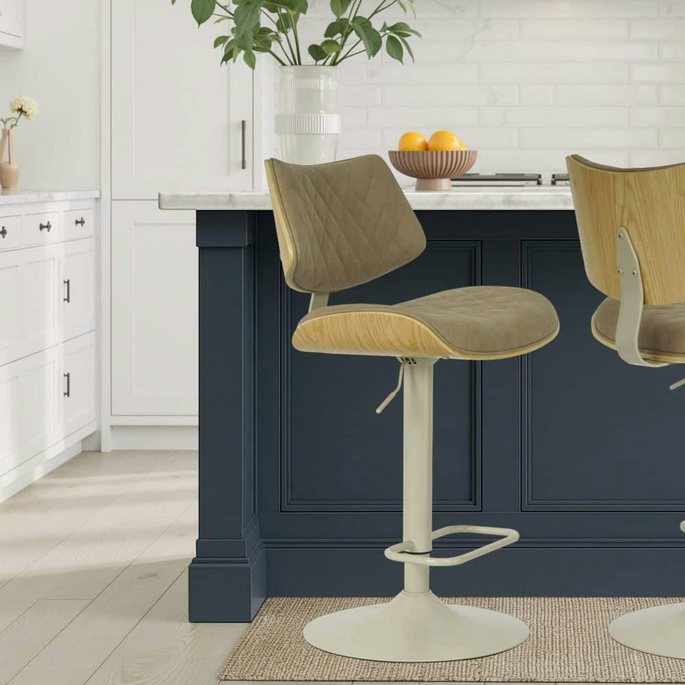 Leland 33-Inch Adjustable Swivel Bar Stool 3-Pack: $547.63