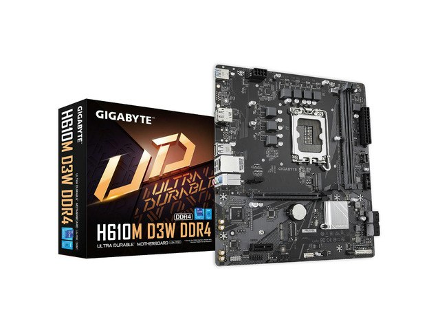 Gigabyte H610M D3W DDR4 Micro ATX Motherboard: $162.90 Gigabyte H610M D3W DDR4 Micro ATX Motherboard: $162.90