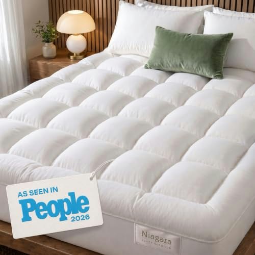 Niagara Sleep Solution Queen Size Cotton Pillow Top Mattress Pad: $29.99 Niagara Sleep Solution Queen Size Cotton Pillow Top Mattress Pad: $29.99