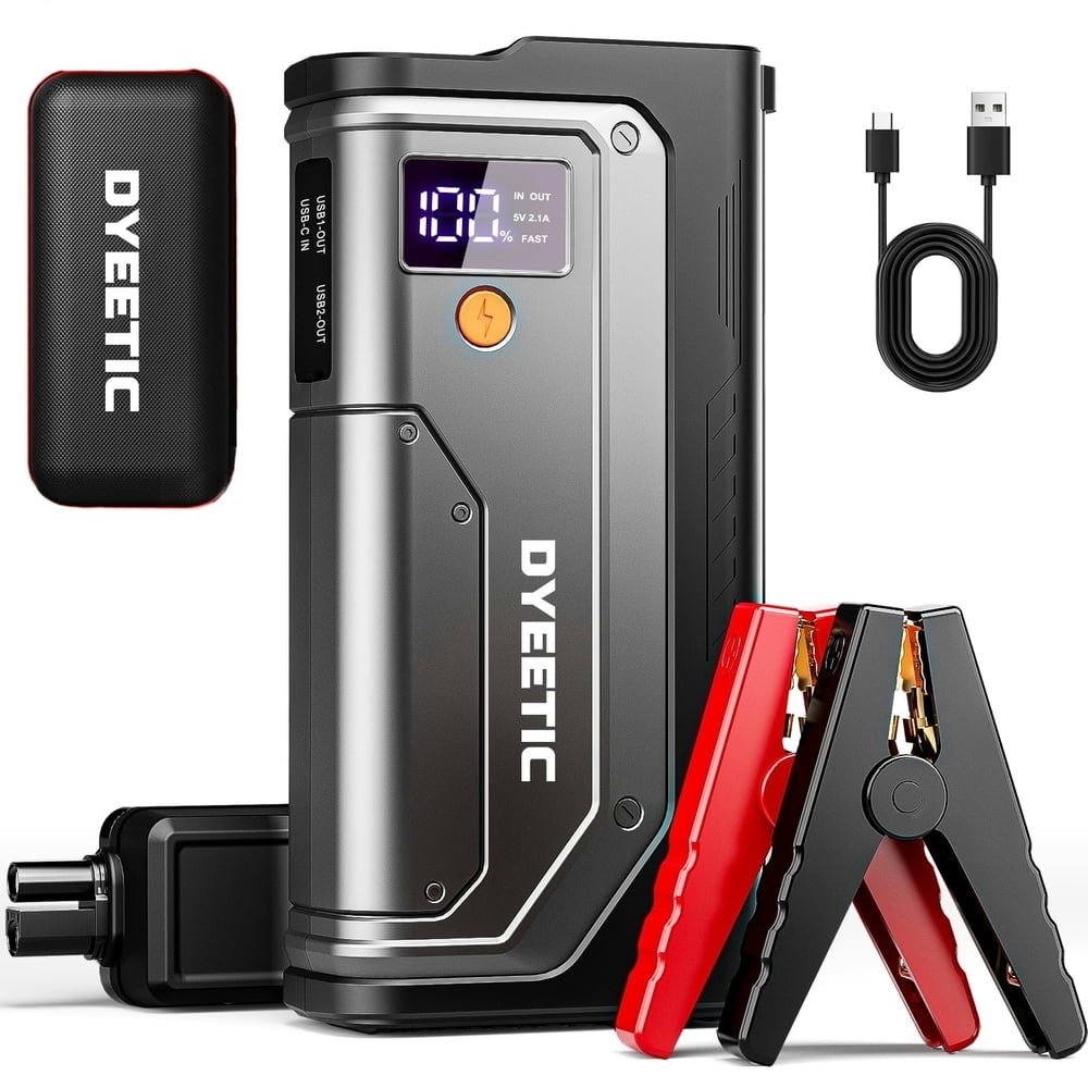 Dyeetic 5,000A Car Battery Jump Starter: $39.99 Dyeetic 5,000A Car Battery Jump Starter: $39.99