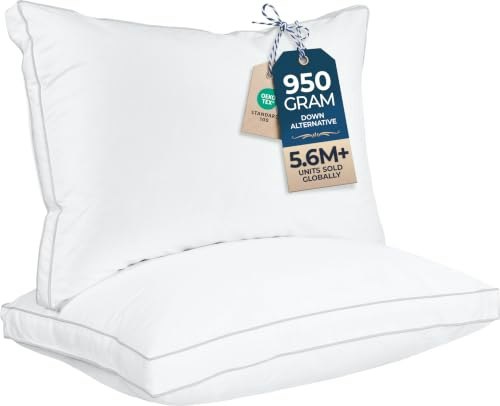 Utopia Bedding Gusseted Standard Bed Pillow 2-Pack: $33.14 Utopia Bedding Gusseted Standard Bed Pillow 2-Pack: $33.14