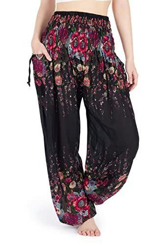 Lannaclothesdesign Women's Harem Boho Pants: $17.94 Lannaclothesdesign Women's Harem Boho Pants: $17.94