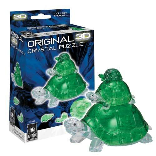 BePuzzled Turtles 37-Piece 3D Crystal Puzzle: $9.28