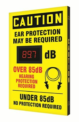 AccuformNMC 20" x 12" Ear Protection Required Sign: $285.62