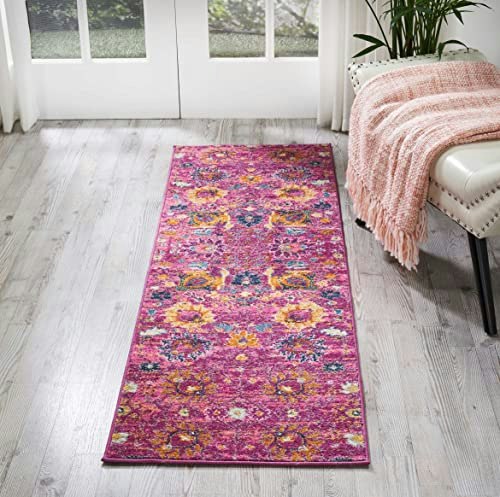 Nourison Home Passion Fuchsia 1'10" x 6' Area Rug: $36.99 Nourison Home Passion Fuchsia 1'10" x 6' Area Rug: $36.99