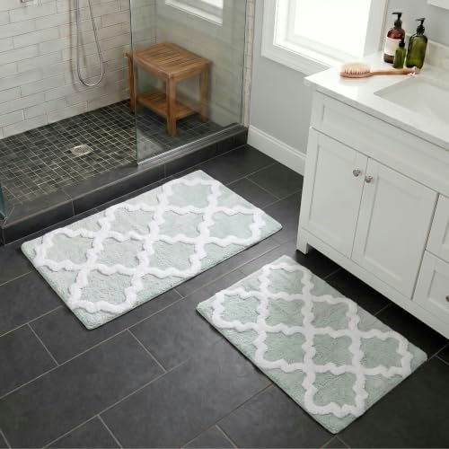 Lavish Home 2-Piece Cotton Bath Mat Set: $28.99 Lavish Home 2-Piece Cotton Bath Mat Set: $28.99