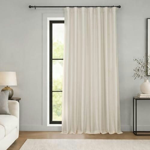 Half Price Drapes 100" x 96" Faux Silk Blackout Curtain: $59.99 Half Price Drapes 100" x 96" Faux Silk Blackout Curtain: $59.99