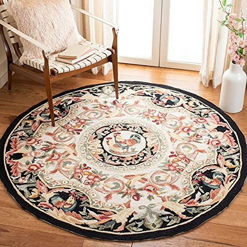 Safavieh Chelsea Collection 5'6" Round Wool Area Rug: $155.35 Safavieh Chelsea Collection 5'6" Round Wool Area Rug: $155.35