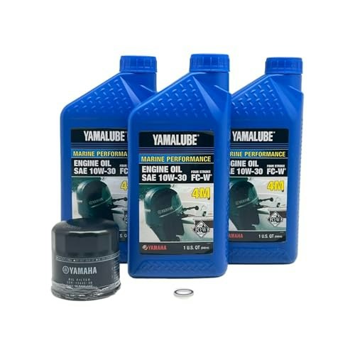 Yamaha Yamalube F30-F70 10W-30 Oil Change Kit: $48.64