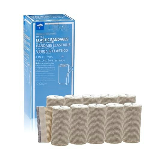 Medline 4" x 5yd Matrix Wrap Elastic Bandage 10-Pack: $10.99 Medline 4" x 5yd Matrix Wrap Elastic Bandage 10-Pack: $10.99