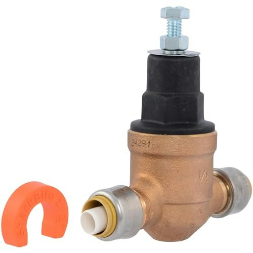 Cash Acme EB45 1/2-Inch Push-to-Connect 60-PSI Pressure Regulating Valve: $65.28
