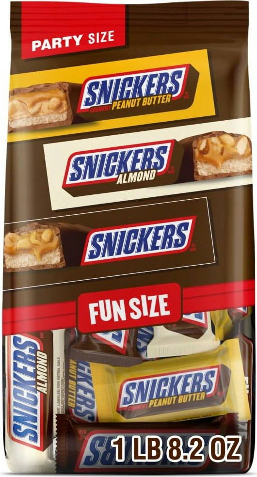 Snickers Almond & Peanut Butter Fun Size Variety Pack: $9.96