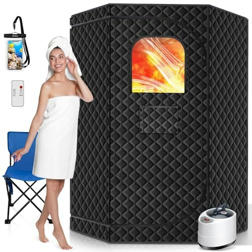 Relexnow Portable Full Body Steam Sauna with 3L 1,500W Steamer: $103.99 Relexnow Portable Full Body Steam Sauna with 3L 1,500W Steamer: $103.99