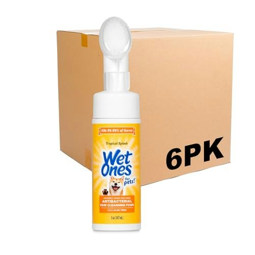 Wet Ones for Pets Tropical Splash Foaming Dog Paw Cleaner 6-Pack: $19.60