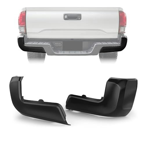 Ecotric Toyota Tacoma Rear Bumper End Cap 2-Piece Set: $31.97