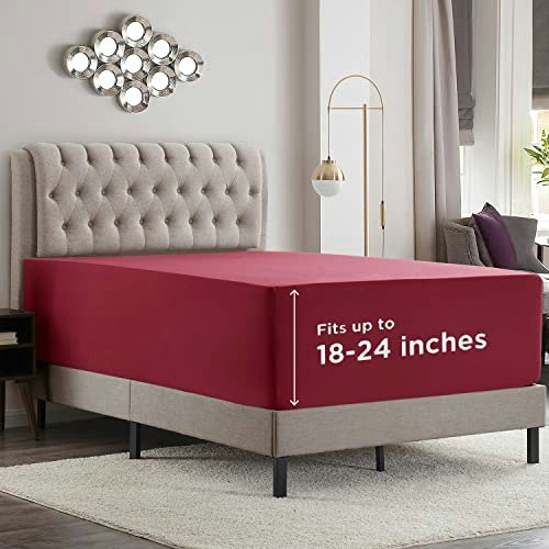 Empyrean Full Size Extra Deep Pocket Fitted Sheet: $16.99