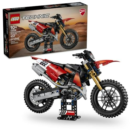 LEGO Technic Ducati Desmo450 MX Factory Motorcycle 42238: $44.99 LEGO Technic Ducati Desmo450 MX Factory Motorcycle 42238: $44.99