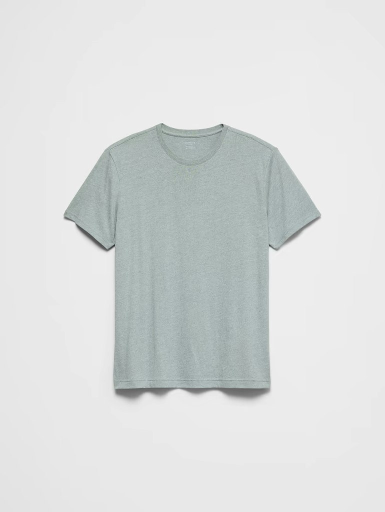 Banana Republic Factory Men's Standard-Fit Premium Wash Crew-Neck T-Shirt: $6 w/ Code Banana Republic Factory Men's Standard-Fit Premium Wash Crew-Neck T-Shirt: $6 w/ Code
