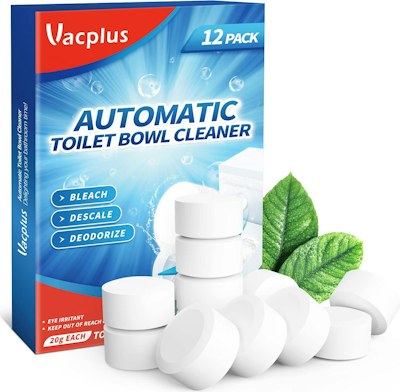 Vacplus Toilet Bowl Cleaner Tablets 12-Pack for $3.82 via Sub. & Save + free shipping w/ Prime