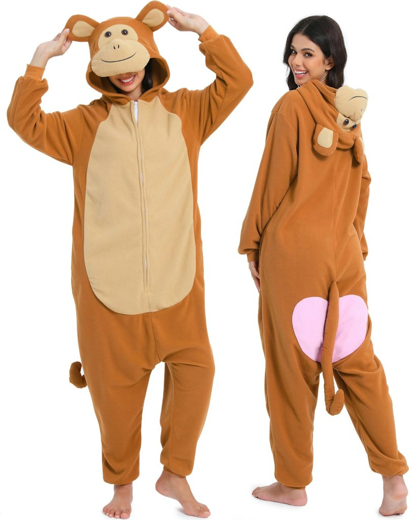 Adult Monkey Fleece Onesie: $9.99 Adult Monkey Fleece Onesie: $9.99