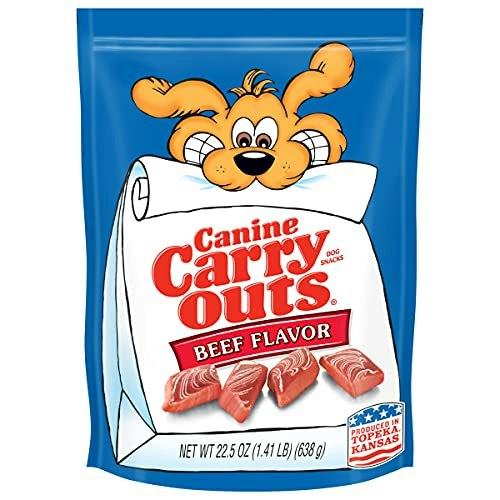 Canine Carry Outs Beef Flavor Dog Treats 4-Pack: $18.27