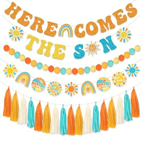 Larrazabal Here Comes the Sun Baby Shower Banner: $15.99 Larrazabal Here Comes the Sun Baby Shower Banner: $15.99