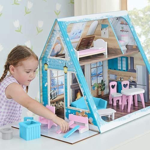 Delta Children Ski Chalet A-Frame Dollhouse: $49.99 Delta Children Ski Chalet A-Frame Dollhouse: $49.99