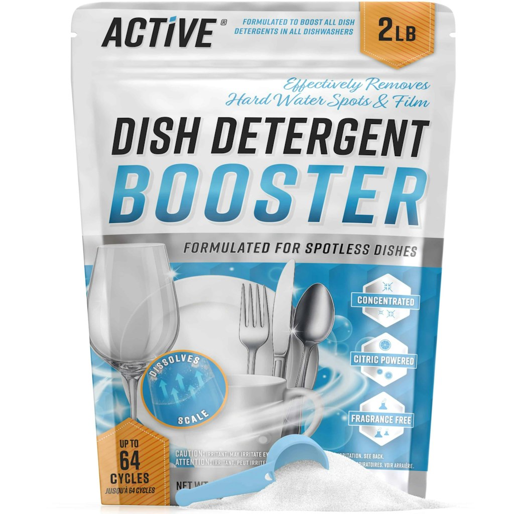 Active Dishwasher Detergent Booster Citric Acid Powder: $15 w/ Sub & Save Active Dishwasher Detergent Booster Citric Acid Powder: $15 w/ Sub & Save