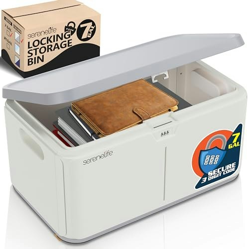 SereneLife 7-Gallon Lockable Storage Trunk: $62.39 SereneLife 7-Gallon Lockable Storage Trunk: $62.39