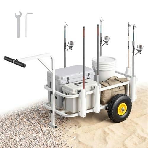 Vevor 200lb Beach Fishing Cart: $82.71 Vevor 200lb Beach Fishing Cart: $82.71