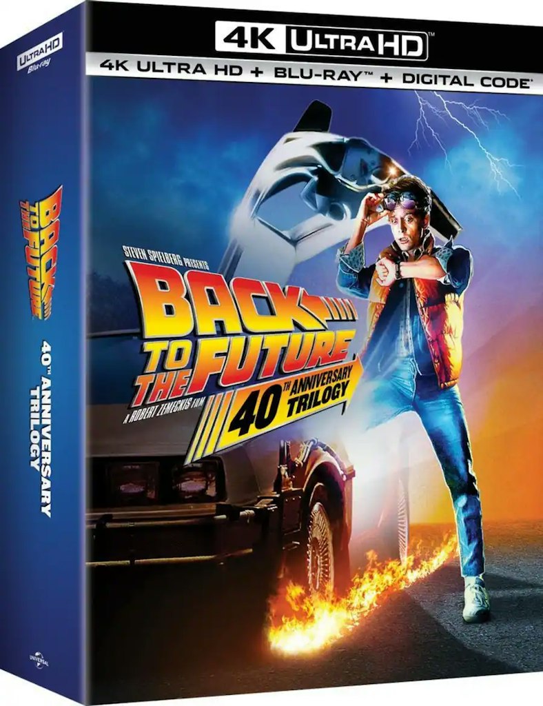 Back to the Future Trilogy: 40th Anniversary Edition 4K Ultra HD Blu-ray: $30