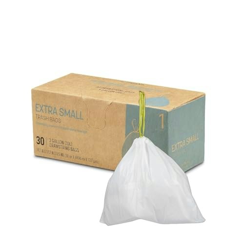 Delletir 30-Count 20x17.7-inch Drawstring Trash Bags: $14.99 Delletir 30-Count 20x17.7-inch Drawstring Trash Bags: $14.99