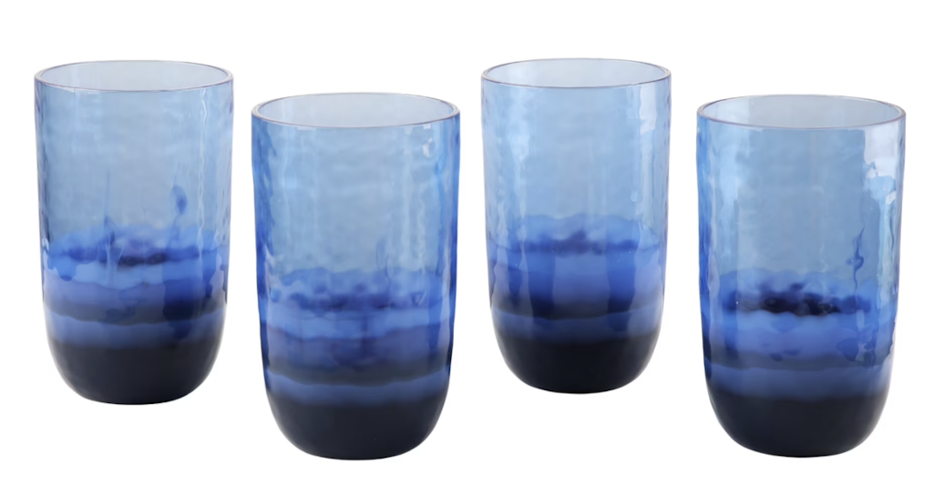 Beautiful by Drew Barrymore 22-oz. Tall Tumbler 4-Piece Set: $5.36, 14-oz. for $4.67