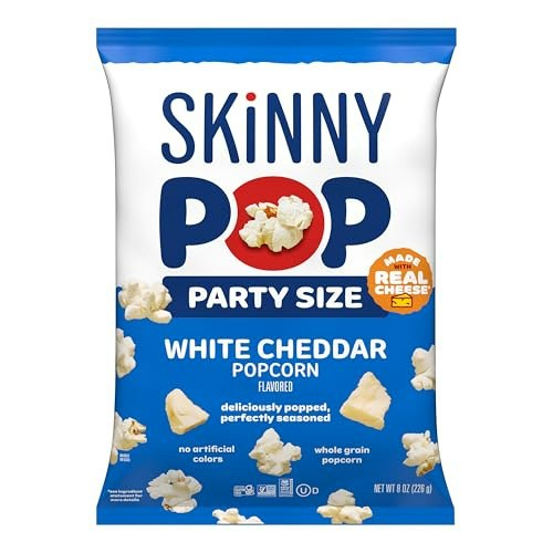 SkinnyPop White Cheddar Popcorn 8-oz. Bag: $4.92 SkinnyPop White Cheddar Popcorn 8-oz. Bag: $4.92