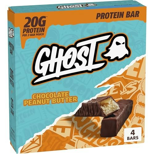Ghost Chocolate Peanut Butter Protein Bar 4-Pack: $4.50 Ghost Chocolate Peanut Butter Protein Bar 4-Pack: $4.50