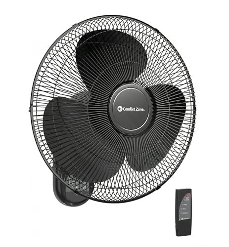 Comfort Zone 16-Inch Oscillating Wall Mount Fan: $39.05 Comfort Zone 16-Inch Oscillating Wall Mount Fan: $39.05