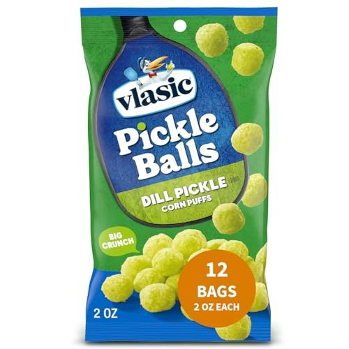 Vlasic Dill Pickle Flavored Corn Puffs 12-Pack: $9.39