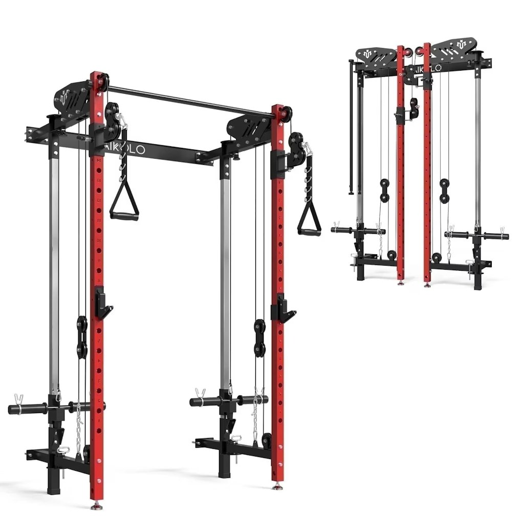 Mikolo Foldable Wall-Mounted Power Rack: $285