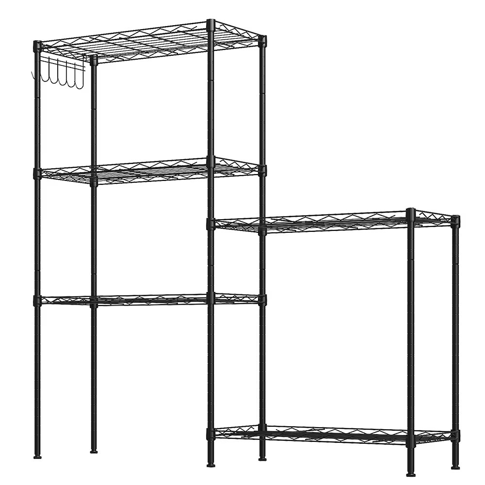 Ktaxon 5-Tier Heavy Duty Wire Shelving Rack: $26