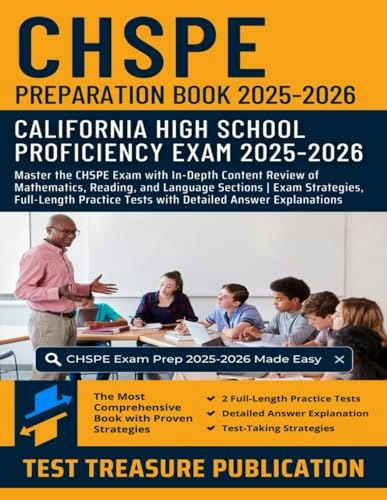 CHSPE Preparation Book 2025-2026: $20.09