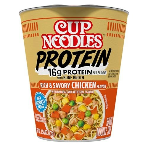 Cup Noodle Protein Chicken 2.54-oz. Cup: $5.67 Cup Noodle Protein Chicken 2.54-oz. Cup: $5.67