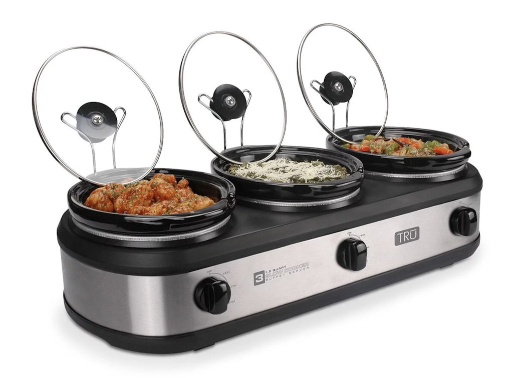 Tru Triple Buffet Server: $42